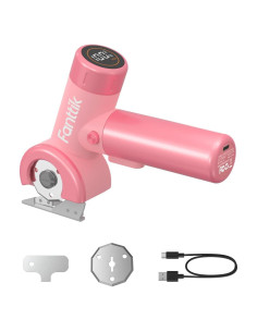Tijeras eléctricas sin cable Fanttik C8 Nano 3.7V LED Rosa