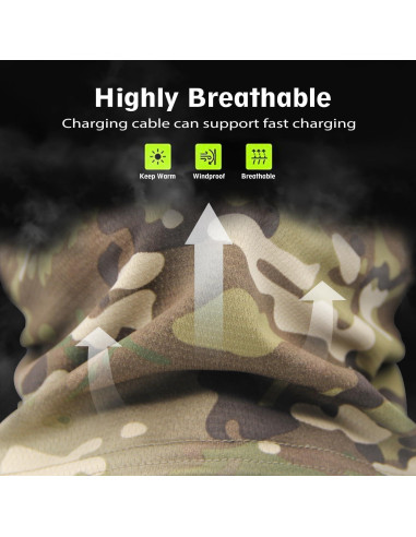 Máscara Balaclava Camo BLIENCE para Esquí y Ciclismo Unisex