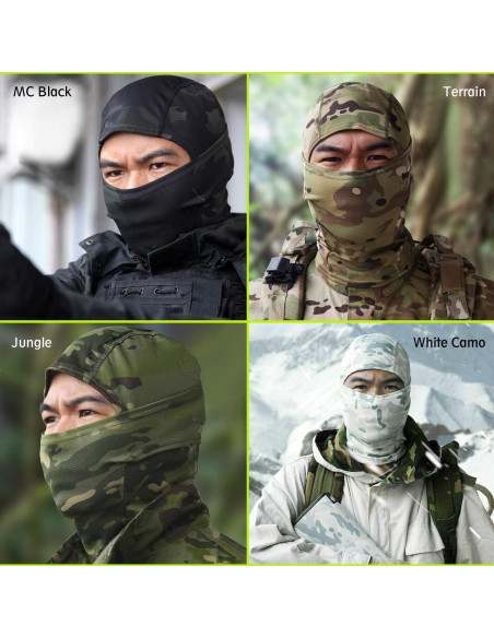 Máscara Balaclava Camo BLIENCE para Esquí y Ciclismo Unisex