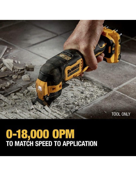 Herramienta Oscilante Inalámbrica DEWALT XTREME 12V MAX DCS353B