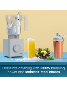 Licuadora Chefman Obliterator 1.32L 1380W con Tarro de Viaje 2