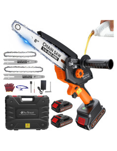 Mini Motosierra Inalámbrica DocSmart 1000W 2 Baterías 6/8"