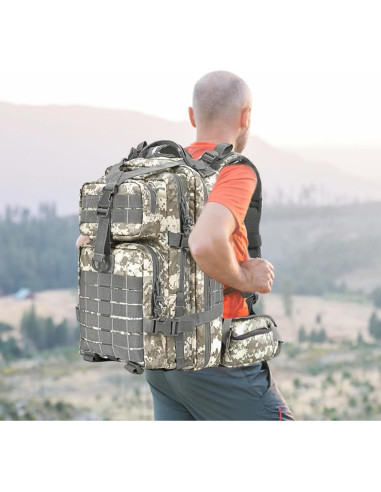 Mochila Táctica Militar EMDMAK 42L Acu para Senderismo