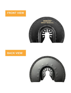 3 Cuchillas de Carburo HEMUNC para Eliminación de Lechada 1.59mm 2