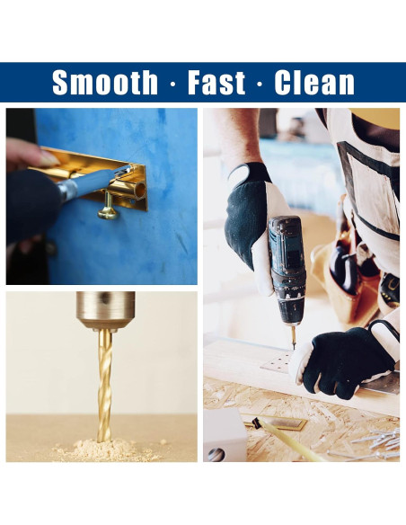 Juego de Brocas de Impacto COMOWARE 21 Piezas HSS Titanio