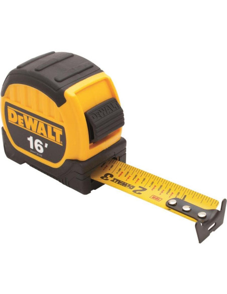 Cinta Métrica DEWALT 4.9 m con Hoja Fraccionaria