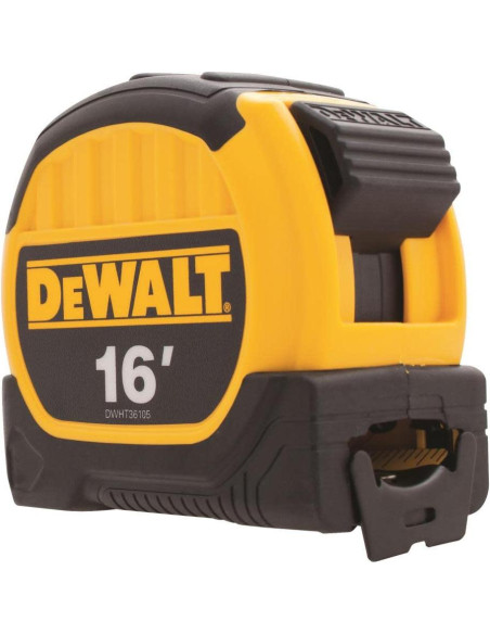Cinta Métrica DEWALT 4.9 m con Hoja Fraccionaria