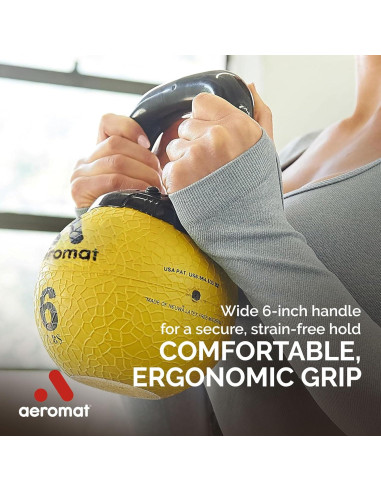 Kettlebell Aeromat Elite Mini 1.81 kg con Mango Ergonómico