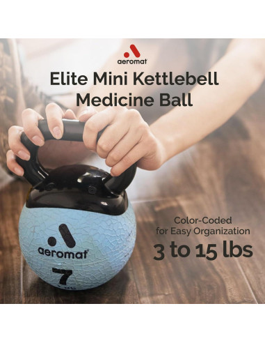 Kettlebell Aeromat Elite Mini 1.81 kg con Mango Ergonómico