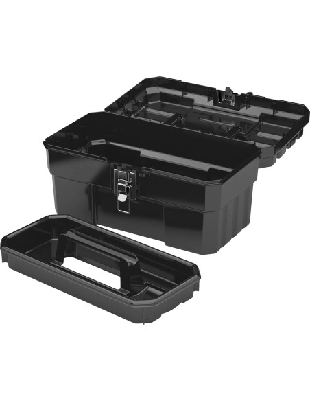 Caja de Almacenamiento Akro-Mils 35.56x20.57x20.57 cm Negra