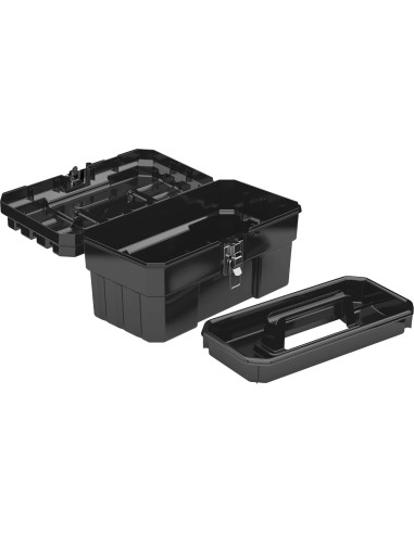 Caja de Almacenamiento Akro-Mils 35.56x20.57x20.57 cm Negra