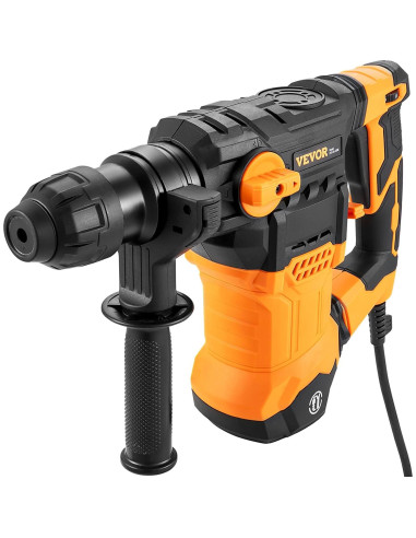 Martillo Perforador VEVOR 1500W SDS-Plus 3,18 cm Vel. Variable