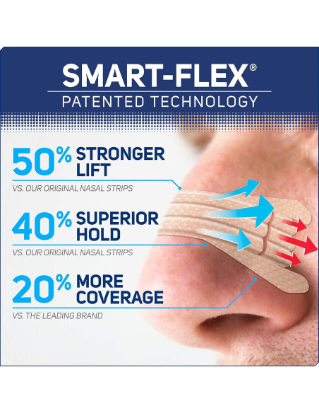 Tiras Nasales ASO Fuerza Extra 26 Unidades Beige