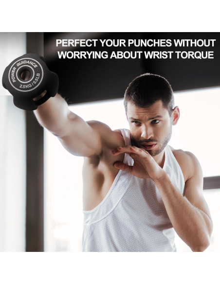 Mancuernas y Kettlebell POWER GUIDANCE Spherebell 11LB - Entrenamiento Amigable con Articulaciones