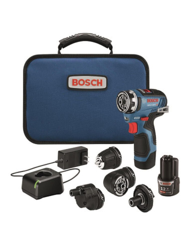 Taladro Destornillador Bosch GSR12V-300FCB22 12V 5-en-1