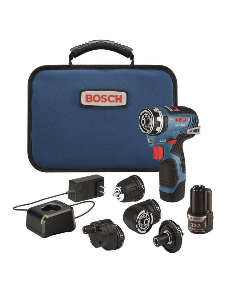 Taladro Destornillador Bosch GSR12V-300FCB22 12V 5-en-1