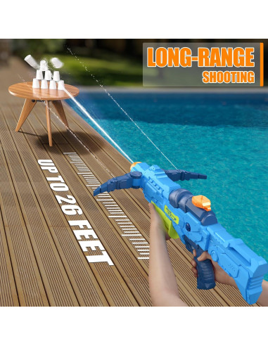 Pistola de Agua Ancesfun Ballesta 750 ml 8 m Azul