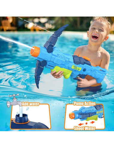 Pistola de Agua Ancesfun Ballesta 750 ml 8 m Azul