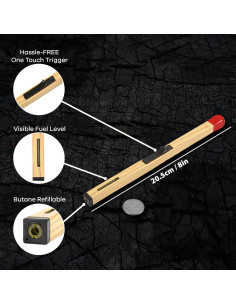 Encendedor de Butano Multifuncional KINGMAN PRIME - 2 Piezas 2