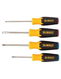 Juego de Destornilladores DEWALT 4 Piezas Ergonómico