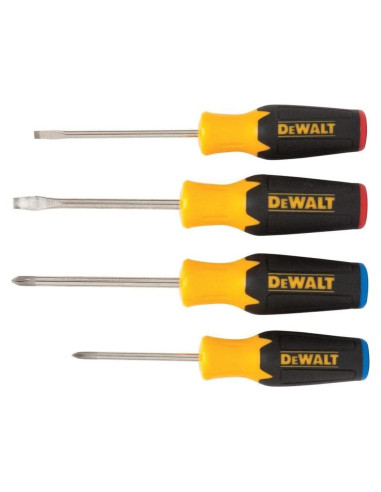 Juego de Destornilladores DEWALT 4 Piezas Ergonómico