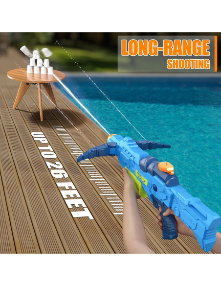 Pistola de Agua Ancesfun 4 PCS Ballesta 750 ml 7,92 m