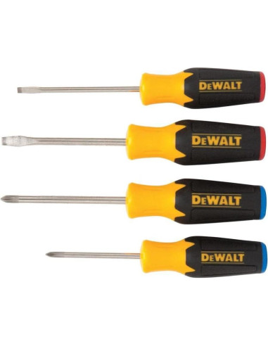 Juego de Destornilladores DEWALT 4 Piezas Ergonómico
