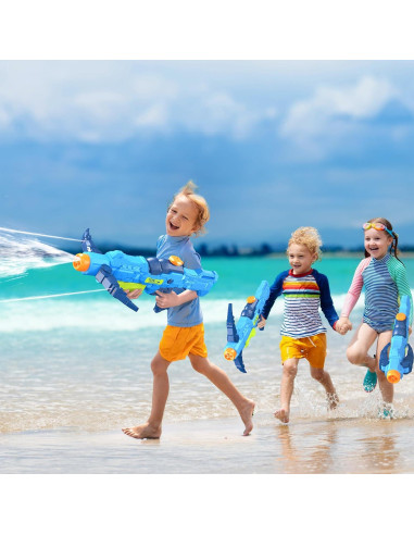 Pistola de Agua Ancesfun 4 PCS Ballesta 750 ml 7,92 m