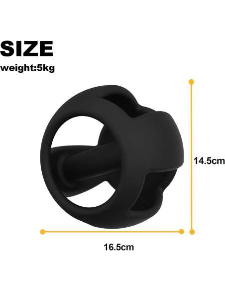 Mancuernas y Kettlebell POWER GUIDANCE Spherebell 11LB - Entrenamiento Amigable con Articulaciones