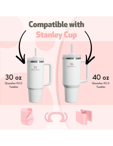 Juego de Accesorios Wefanify para Stanley Quencher H2.0 3 Piezas