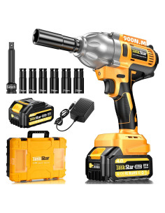 Llave de impacto inalámbrica TaskStar 900N.m 21V 3300RPM