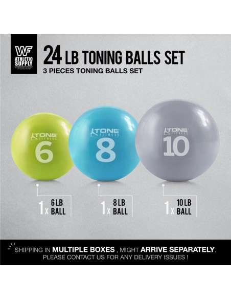 Bola de Ejercicio con Peso Suave CAPHAUS 2.7-4.5 KG