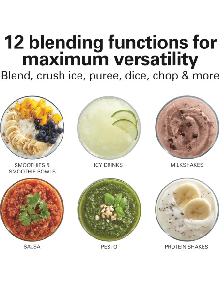 Mezclador Hamilton Beach 58148A Power Elite 40 oz 700W Negro