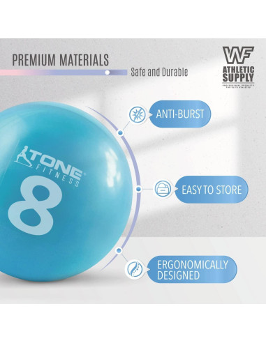 Bola de Ejercicio con Peso Suave CAPHAUS 2.7-4.5 KG