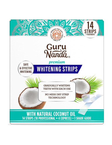 Tiras Blanqueadoras de Dientes GuruNanda - 7 Tratamientos
