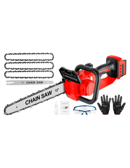 Mini Motosierra Eléctrica Birstlye 12" Inalámbrica 1000W