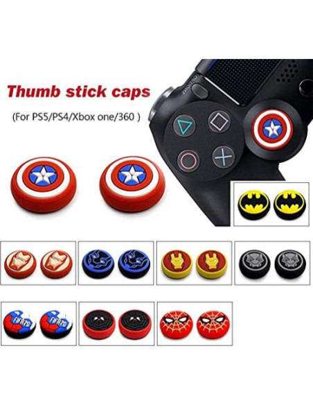 Cubierta de Tapa de Joystick Analógico Silicona Jaees - 2 Piezas