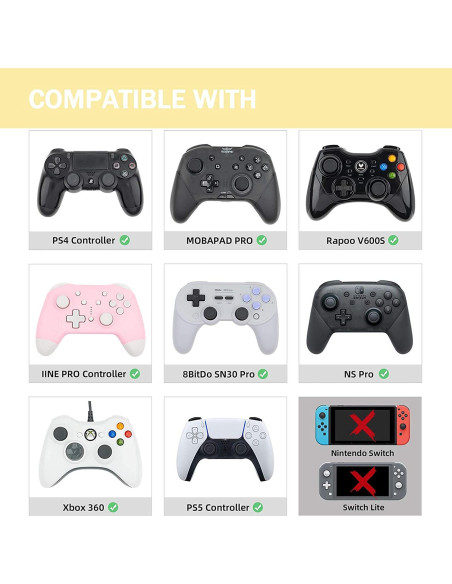 Cubierta de Tapa de Joystick Analógico Silicona Jaees - 2 Piezas