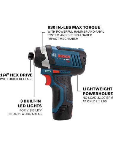 Kit Taladro Inalámbrico 12V BOSCH CLPK22-120 con 24 Piezas