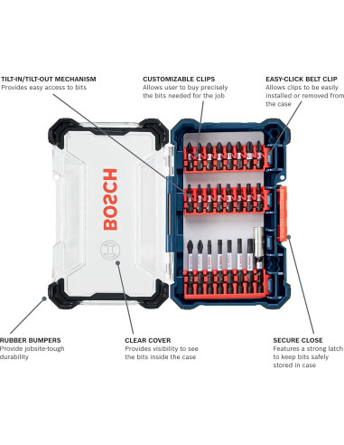 Kit Taladro Inalámbrico 12V BOSCH CLPK22-120 con 24 Piezas