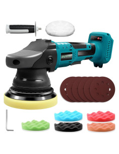 Pulidora a Batería Sin Cable Makita 18V 5" 3 Velocidades