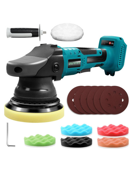 Pulidora a Batería Sin Cable Makita 18V 5" 3 Velocidades