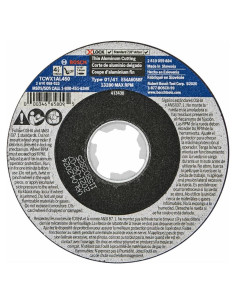 Rueda Abrasiva Bosch X-LOCK 11.4 cm 46 Grano para Metal