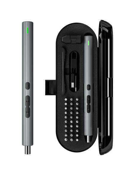 Destornillador Eléctrico Kingsdun 36 en 1 Recargable con LED