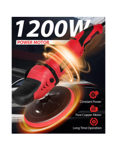 Pulidor de Coche AVID POWER 1200W 6 Velocidades 2.36kg 2