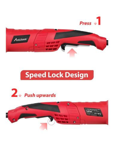 Pulidor de Coche AVID POWER 1200W 6 Velocidades 2.36kg