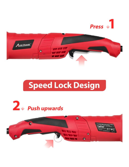 Pulidor de Coche AVID POWER 1200W 6 Velocidades 2.36kg