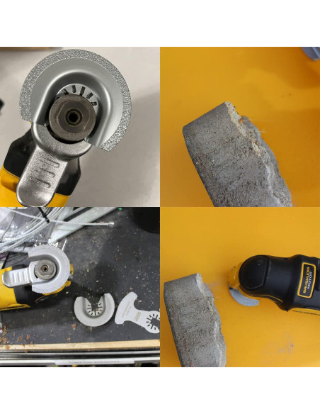 Cuchillas de Diamante XXGO 3 Pcs para Herramienta Oscilante