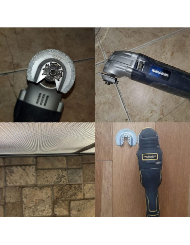 Cuchillas de Diamante XXGO 3 Pcs para Herramienta Oscilante