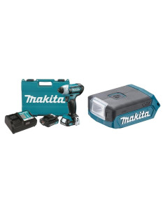 Destornillador de Impacto Inalámbrico Makita DT03R1 12V con Linterna